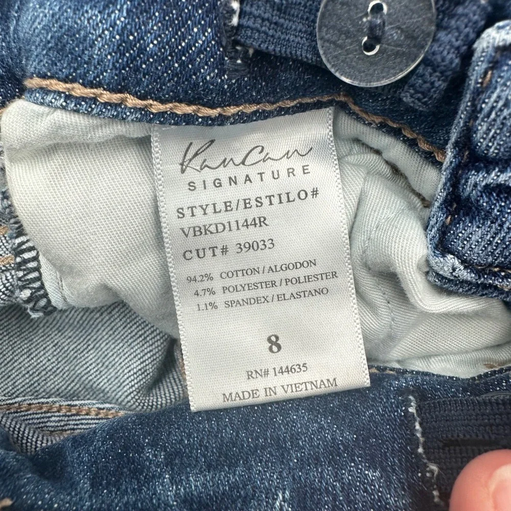 KanCan Signature Kids Girls Mid-Rise Skinny Jeans‎ Size 8 Distressed